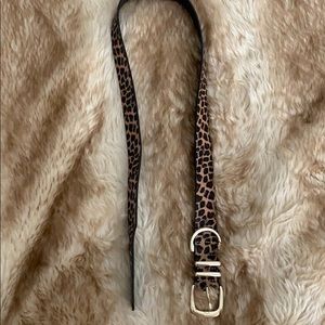 Leopard belt